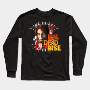 Evil Dead Rise Movie 2023 graphic design by ironpalette Long Sleeve T-Shirt